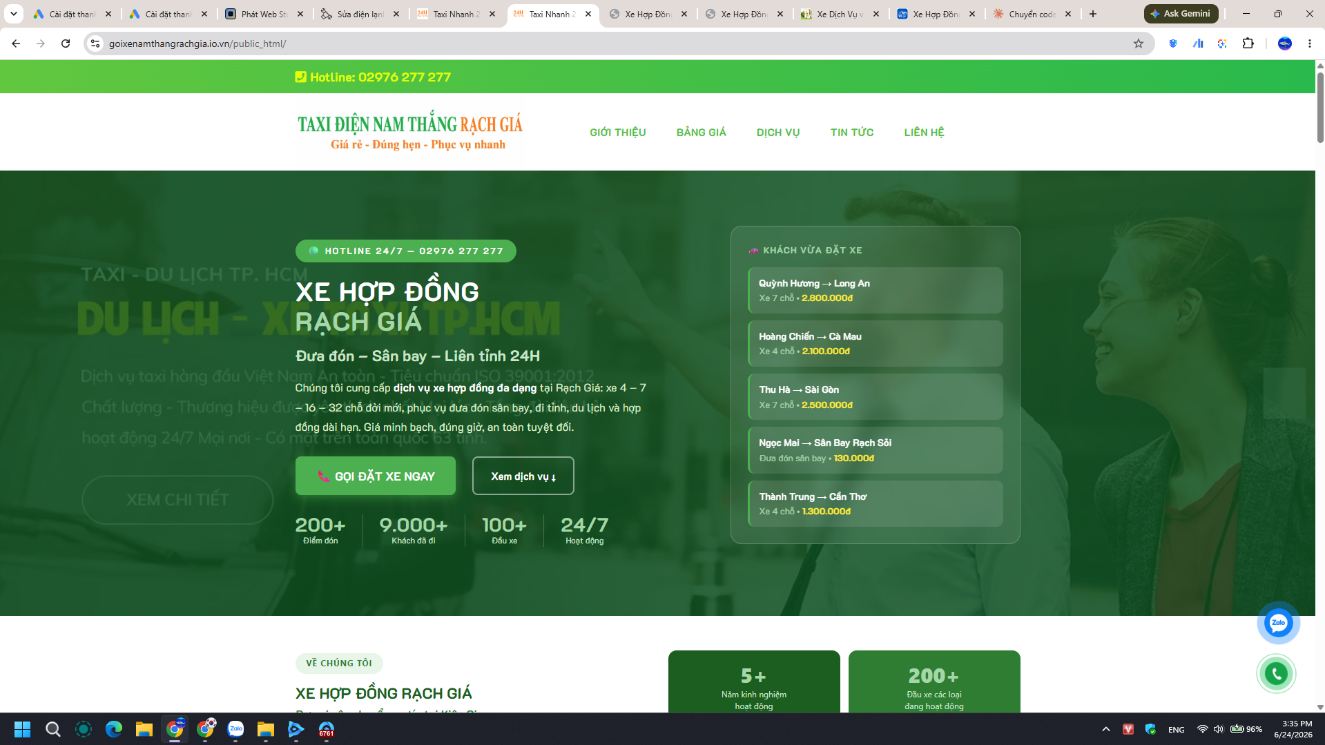Xe Năm Thắng Rạch Giá